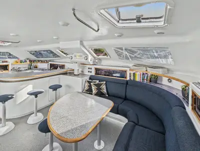 Interior of Voyage 500 Catamaran "Tropicalia"